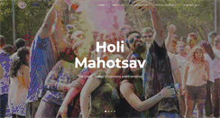 Desktop Screenshot of holimahotsav.com.au